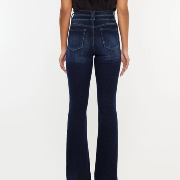 KanCan High Rise Wide Waistband Skinny Bootcut Jeans - BM9242HYD - Picture 5 of 5